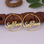 Self Love Loop Earrings (18kt Gold Micron)