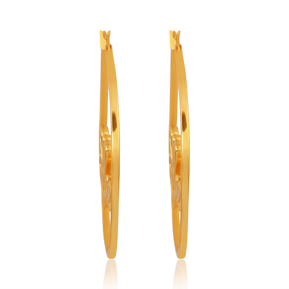 Self Love Loop Earrings (18kt Gold Micron)