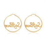 Self Love Loop Earrings (18kt Gold Micron)