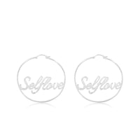 Self Love Loop Earrings (92.5 Sterling Silver)