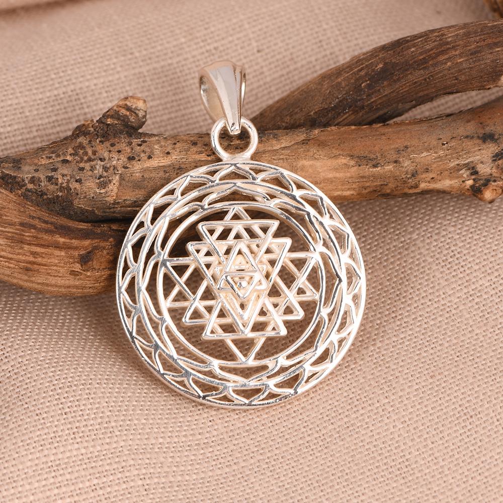 Shree Chakra Pendant (92.5 Sterling Silver)