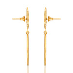 Shree Chakra Earrings (18kt Gold Micron)