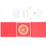 Shree Chakra Tabletop 60mm (18kt Gold Micron)