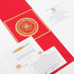 Shree Chakra Tabletop 60mm (18kt Gold Micron)