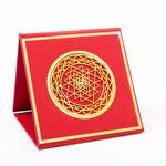 Shree Chakra Tabletop 60mm (18kt Gold Micron)