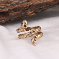 Snake Ring (18Kt Gold Micron)