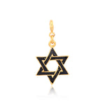 Star of David Charm (18Kt Gold Micron)