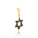 Star of David Charm (18Kt Gold Micron)