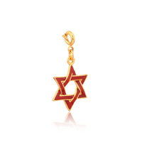 Star of David Charm (18Kt Gold Micron)