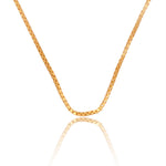 Strength with Significance Chain 26inch  Silver with Gold Plating