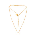 Strength with Significance Chain 26inch  Silver with Gold Plating