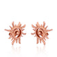 Surya: The Radiant Sun Earrings (18kt Rose Gold Micron)
