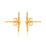 Surya: The Radiant Sun Earring (18kt Gold Micron)