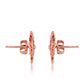 Surya: The Radiant Sun Earrings (18kt Rose Gold Micron)