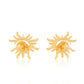 Surya: The Radiant Sun Earring (18kt Gold Micron)