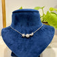 Sun Moon Star Necklace with Silver Chain