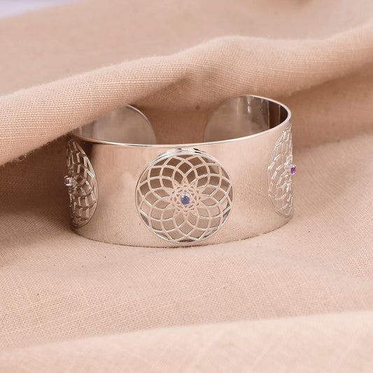 The Healing Nexus Cuff (92.5 Sterling Silver)