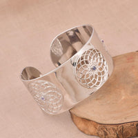 The Healing Nexus Cuff (92.5 Sterling Silver)