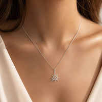 Surya: The Radiant Sun Pendant (92.5 Sterling Silver)
