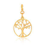Tree of Life Charm (Silver with 18kt Gold Micron)