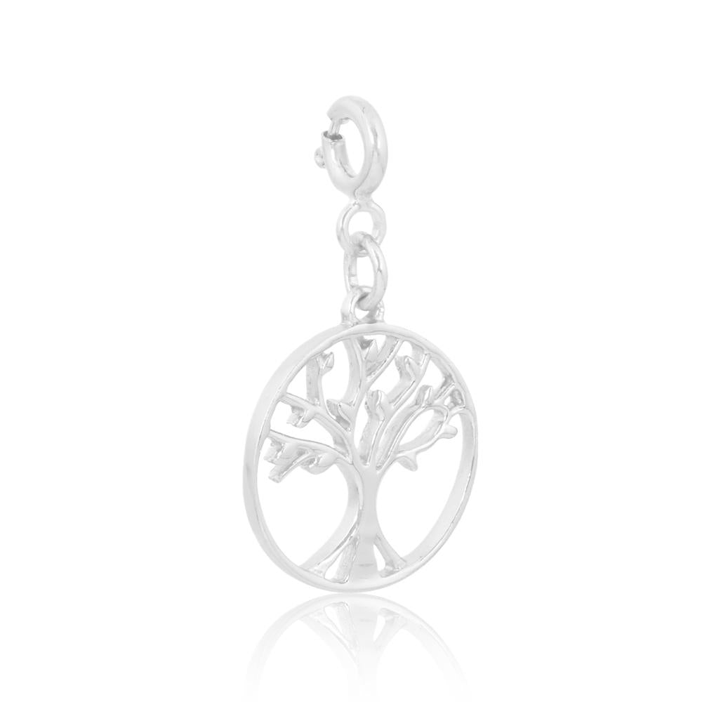 Tree of Life Charm  Silver