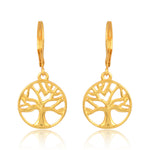 Tree of Life Earrings (18kt Gold Micron)