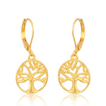 Tree of Life Earrings (18kt Gold Micron)