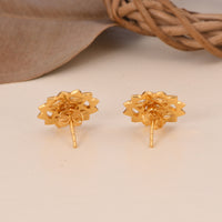 Golden Twin Heart Earrings (18kt Gold Micron)