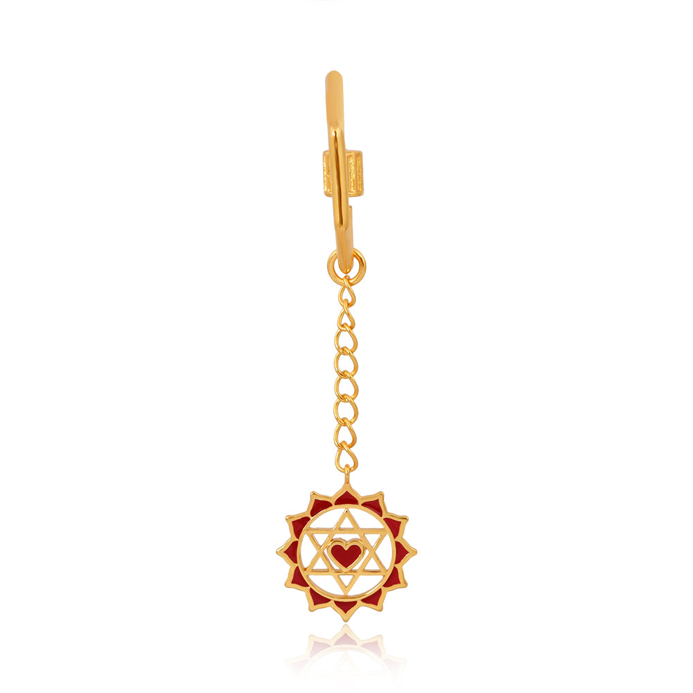Twin Heart Keychain (18kt Gold Micron)