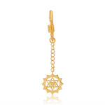 Twin Heart Keychain (18kt Gold Micron)