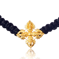 Vajra Bracelet - Silver with Gold Plating