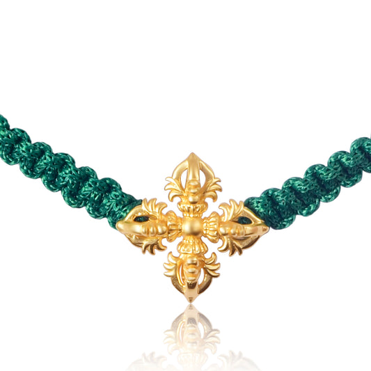 Vajra Bracelet - Silver with Gold Plating