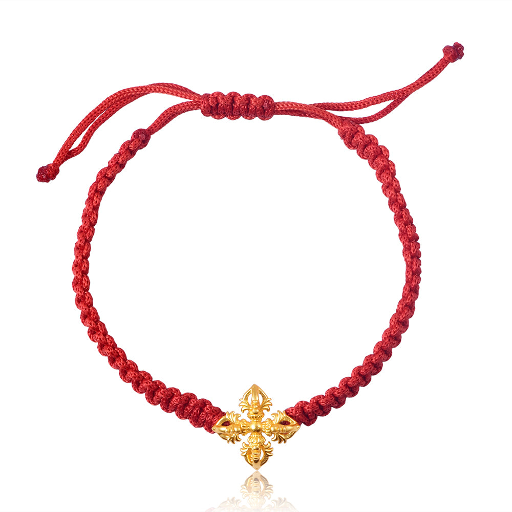 Vajra Bracelet - Silver with Gold Plating