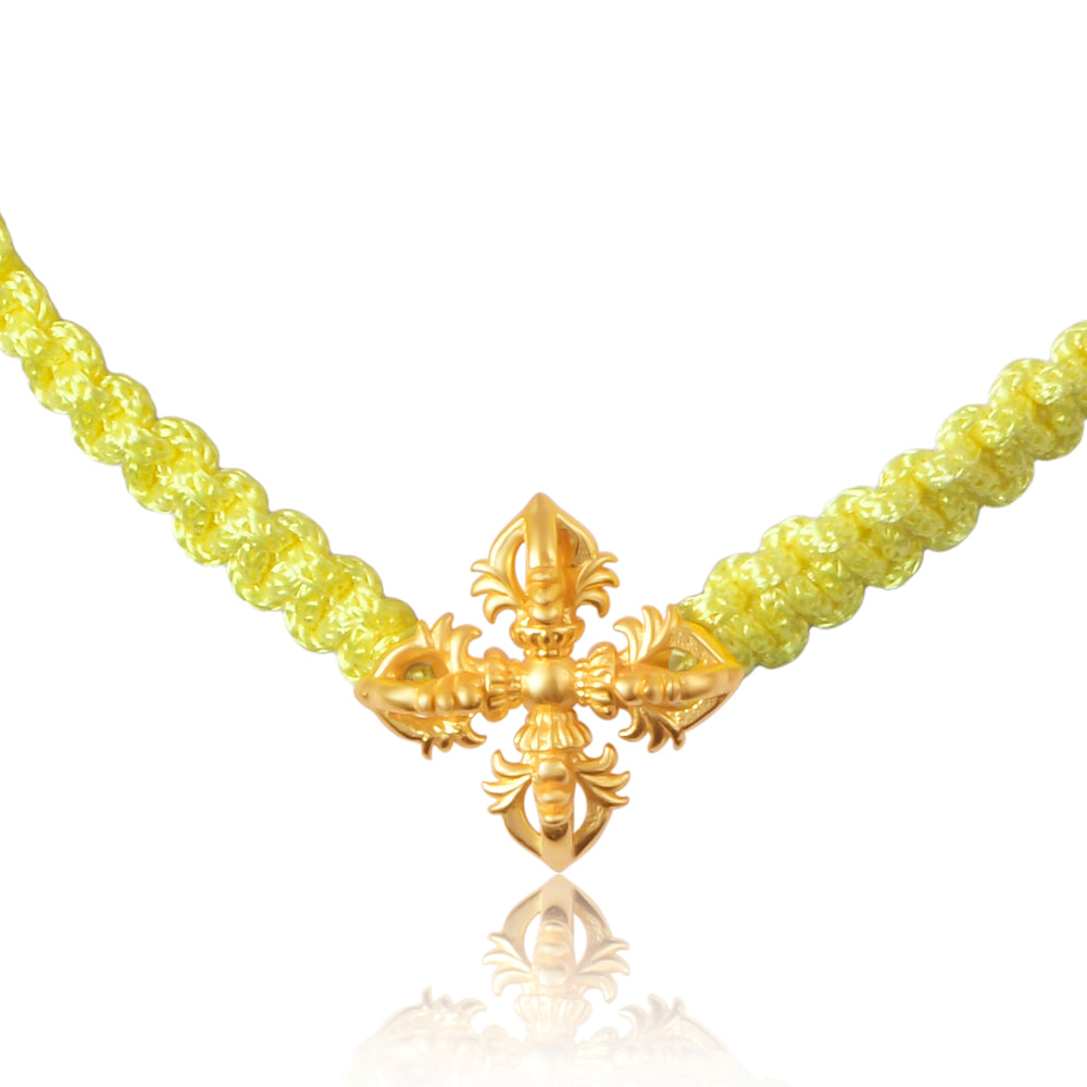 Vajra Bracelet - Silver with Gold Plating