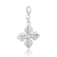 Dorge/ Vajra Charm (92.5 Sterling Silver)