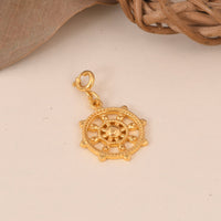Auspicious Buddhist Charm: Wheel of Dharma - Self Love Jewels