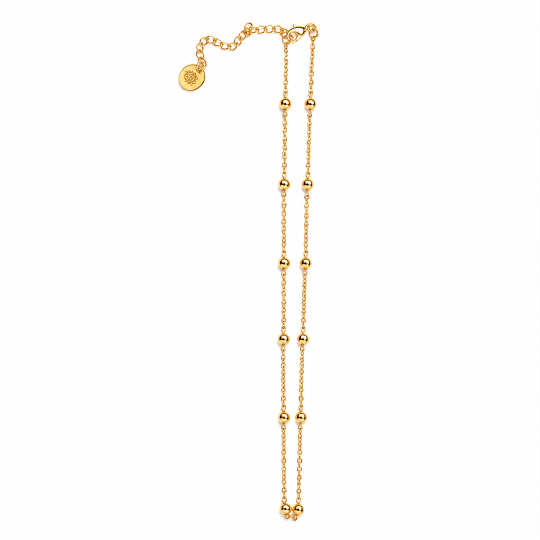 Ball Chain 18kt Micron Gold Plated