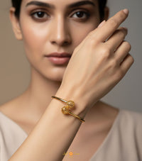 Emotional Balancer Bracelet: Silver with Gold Plating