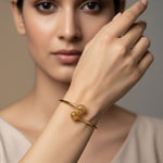 Emotional Balancer Bracelet: Silver with Gold Plating
