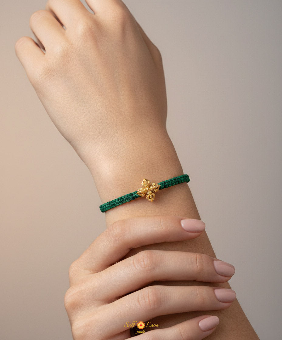 Vajra Bracelet - Silver with Gold Plating