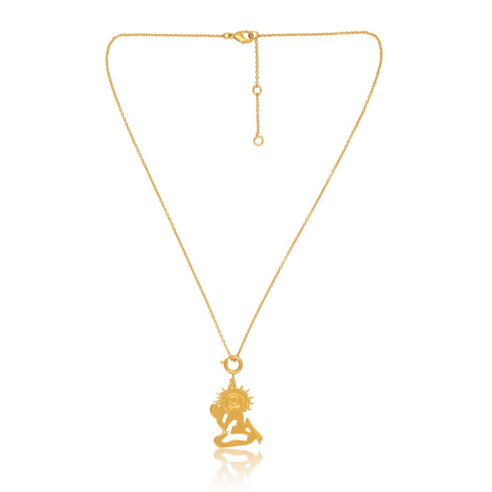 Devraha Symbol Om : Sun and Moon Spiritual Pendant - Self Love Jewels