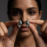 Conch Shell Earrings (92.5 Sterling Silver)