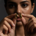 Conch Shell Earrings (18kt Gold Micron)