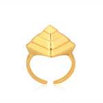 Egyptian Pyramid Ring Brass - Self Love Jewels