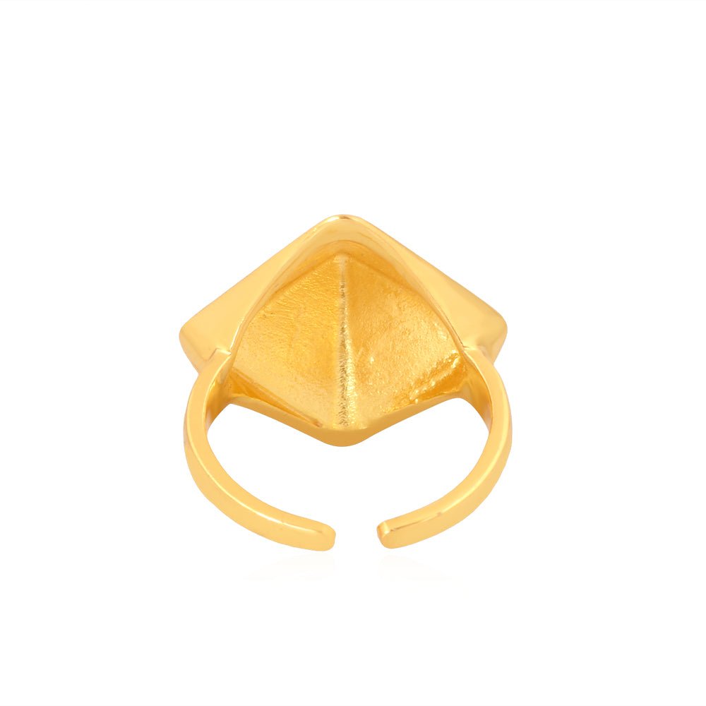 Egyptian Pyramid Ring Brass - Self Love Jewels