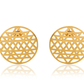 Sacred Geometry Earrings: Navyoni Pattern